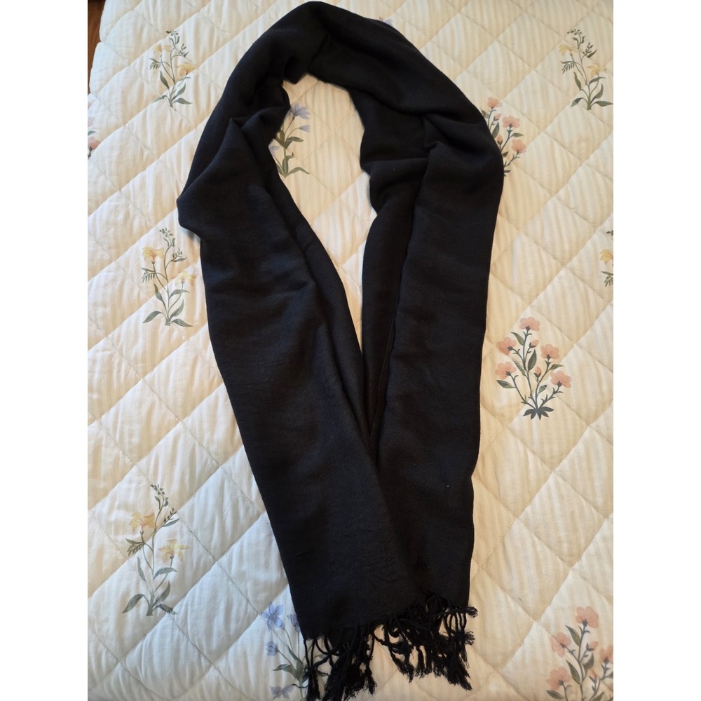 Lot of 4 Womens Gray/Black Scarves Graphic Print "Dream",Mardi Gras,Multicolor. - Picture 7 of 7